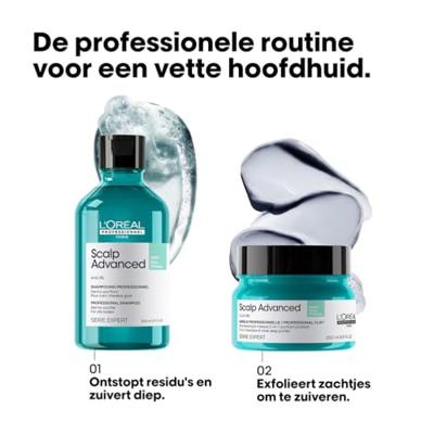 L&apos;Oréal Professionnel Scalp Advanced Anti-Oiliness 2-in-1 Deep Purifier Clay 250ml