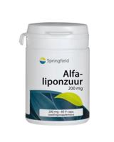 Springfield Alfa-liponzuur 200 mg 60 Vegetarische capsules - thumbnail