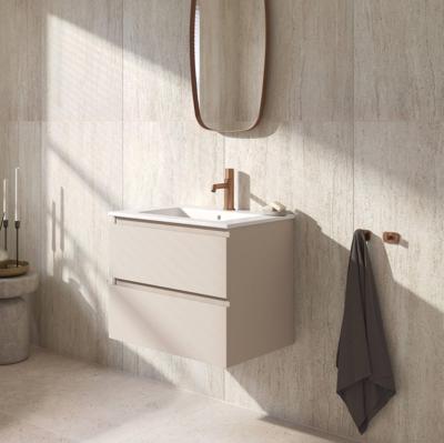 Ben Tendenza badmeubel incl. keramische wastafel 60x46x52cm zand