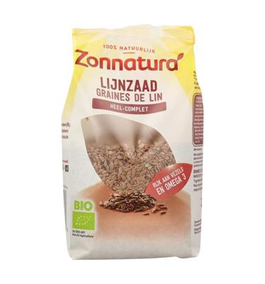 Zonnatura Lijnzaad Heel 400 g bij Jumbo Zonnatura Lijnzaad Heel 400 g bij Jumbo