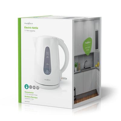 Waterkoker | 1.7 l | Kunststof | Wit | 360 graden draaibaar | Verborgen verwarmingselement | Strix®-controller | Droogkookbeveiliging Waterkoker | 1.7 l | Kunststof | Wit | 360 graden draaibaar | Verborgen verwarmingselement | Strix®-controller | Droogkookbeveiliging