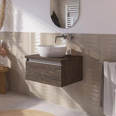 Ben Lavion 2-gats inbouw wastafelkraan afdekset RVS-look Ben Lavion 2-gats inbouw wastafelkraan afdekset RVS-look