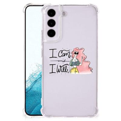 Samsung Galaxy S22 Stevig | Bumper Hoesje | i Can