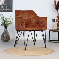 Jesper Home Kushi eetkamerstoel Trouty Tinge turn gold - thumbnail