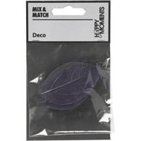 Creativ Company Skeleton leaves , l: 6-8 cm, blauw, 20 stuk/ 1 doos - thumbnail