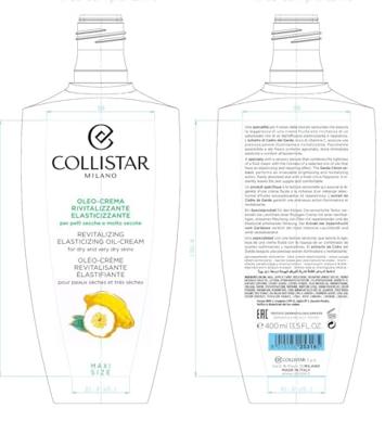 Collistar Revitalizing Elasticizing Oil-Cream 400ml Bodylotion