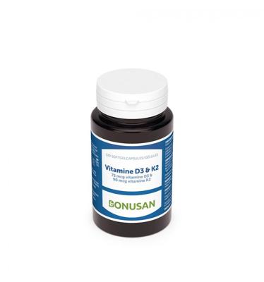 Bonusan Vitamine D3 & K2 - 120 capsules
