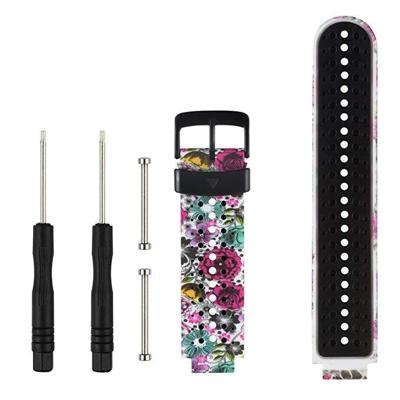 Siliconen sport polsband voor Garmin Forerunner 235 (Rose Red)