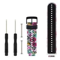 Siliconen sport polsband voor Garmin Forerunner 235 (Rose Red) - thumbnail