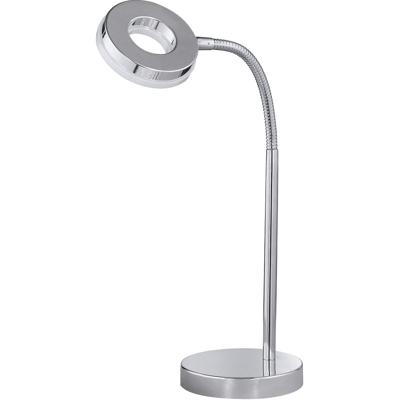 LED Bureaulamp 4W - Modern Tafelverlichting - Warm Wit 3000K - Chroom