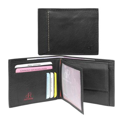 dR Amsterdam Waxi Billfold 10CC black Heren portemonnee