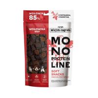 WIEJSKA ZAGRODA Monoprotein Line Soft Snacks Beef - traktatie voor hond - 115g - thumbnail