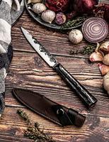 Leather Forged | Lederen Hoes Universeel mes - thumbnail