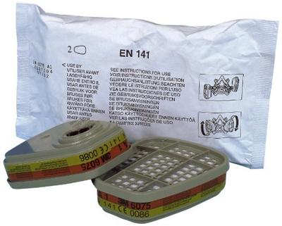 3M Gase-/Dämpfefilter A1 + Formaldehyd Gasfilter 8 stuk(s) EN 143 DIN 143