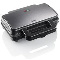 Bestron ASM90XLTG XL Sandwichmaker RVS/Zwart - thumbnail