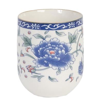 Clayre & Eef mok blauwe bloem 100ml