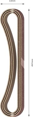 Bosch Accessories 2608606204 Schuurband Korrelgrootte (num) 60 (l x b) 455 mm x 13 mm 3 stuk(s) Bosch Accessories 2608606204 Schuurband Korrelgrootte (num) 60 (l x b) 455 mm x 13 mm 3 stuk(s)