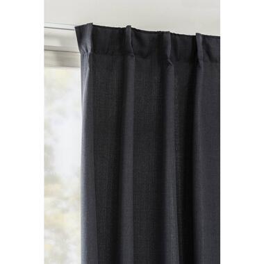 Gordijn Julian - zwart - 140x280 cm (1 stuk) - Leen Bakker