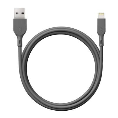 GP USB-laadkabel USB 2.0 USB-A stekker, Apple Lightning stekker 1.00 m Grijs GPCBCl1NGYUSB160