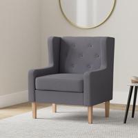 Fauteuil stof grijs - thumbnail