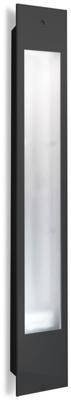 Sunshower Pure Solo Black Infrarood Opbouwapparaat 20x124x18 cm Aluminium Zwart
