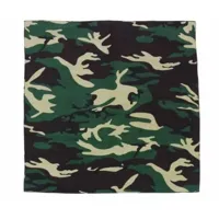 Zakdoek Leger print 54x54 cm - Boerenzakdoek - thumbnail