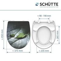 Schutte Duroplast High Gloss WC-bril RAINDROP met soft-close en quick-release
 82583 - thumbnail