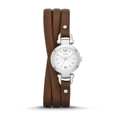 Horlogeband Fossil ES3455 Leder Bruin 6mm Horlogeband Fossil ES3455 Leder Bruin 6mm