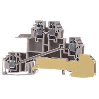 Weidmüller 1031100000-50 Verdeler-serieklem Schroeven Donkerbeige 50 stuk(s) - thumbnail