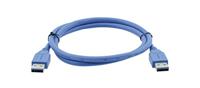 Kramer Electronics USB-A (M) naar USB-A (M) 3.0, 0,9 m, USB-kabel 0,9 m, USB A, zwart - USB-kabel (0,9 m, 0,9 m, USB A, 2.0, stekker/stekker, zwart) - thumbnail
