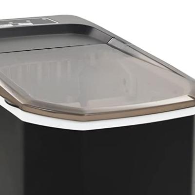 VidaXL Ijsblokjesmachine 1,4 l 15 kg/24 u zwart