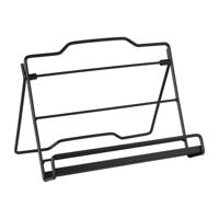 Boekenstandaard ijzer - zwart - 22x13x16.5 cm - thumbnail