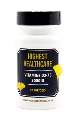 Highest Healthcare Vitamine D3-75 3000IU Softgels