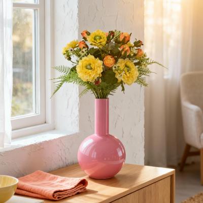 Handgebonden Kunstboeket Frieda Bern 35cm Geel