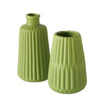 Boltze Home vaas esko h17cm groen - thumbnail