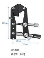 LEOFOTO MC-100 100mm zware klem alle metalen multifunctionele universele - thumbnail