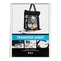 Creativ Company Transfer vellen wit, 3 vellen - thumbnail