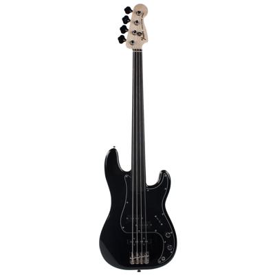 Fender Tony Franklin Fretless Precision Bass Black EB elektrische basgitaar met vintage-style koffer Fender Tony Franklin Fretless Precision Bass Black EB elektrische basgitaar met vintage-style koffer