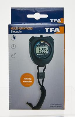 TFA Dostmann 38.2030 Digitale stopwatch Zwart