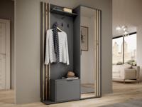 Vestiaire MELODY 2 deuren grijs - thumbnail