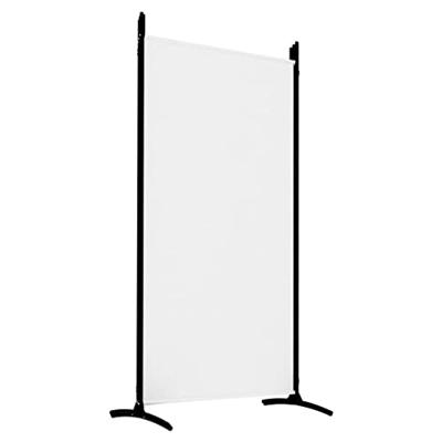 Kamerscherm met 5 panelen 433x180 cm stof wit - thumbnail