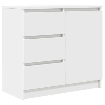 Dressoir met lade 71x35x65 cm spaanplaat wit