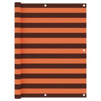 Balkonscherm 120x300 cm oxford stof oranje en bruin - thumbnail