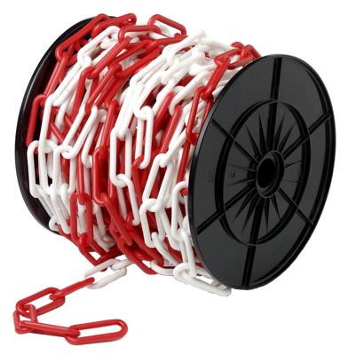 KETTING ROOD/WIT KST 6MM/25M