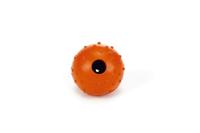 Beeztees massief rubberbal 5 cm oranje - thumbnail