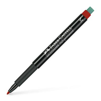Permanente markeerstift Faber-Castell Multimark 1525 M Rood (10 Stuks)