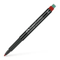 Permanente markeerstift Faber-Castell Multimark 1525 M Rood (10 Stuks) - thumbnail