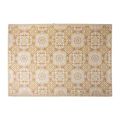 Buitenkleed cirkels - geel/oranje - 160x230 cm