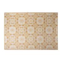 Buitenkleed cirkels - geel/oranje - 160x230 cm - thumbnail