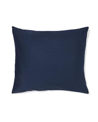 HEMA Kussensloop 60x70cm zacht katoen donkerblauw (donkerblauw)